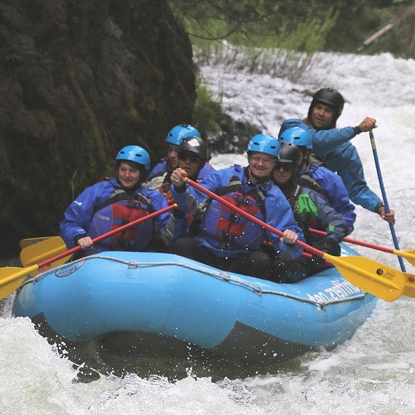 Whitewater rafting